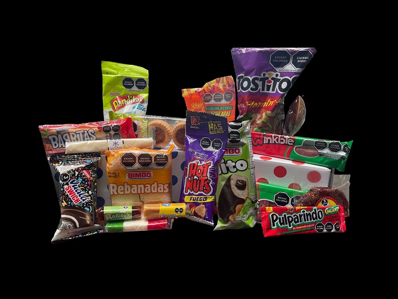 Sweet and Spicy Mexican Snack Box Etsy