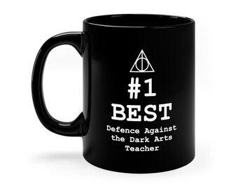 Harry Potter Mug: #1 Defence Against Dark Arts Teacher 11oz Black Mug