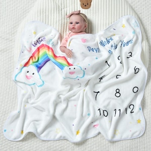 Milestone-deken baby