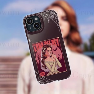 Lana Del Rey Halloween Phone Case Fan Art, Lana Vintage Style Merch, Lana Merch, Lana Del Rey Samsung iPhone Case