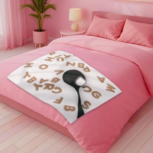 Melanie Martinez Fleece Blanket, Cereal Bowl Blanket, The Bakery Inspired Merch, K-12 Merch, Melanie Fan Art, 30&quot;x40&quot;