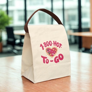 Chappell Roan Fan Art Canvas Lunch Bag, Hot to Go Merch, The Rise and Fall of a Midwest Princess Fan Art Bag, Chappell Roan Fan Art Merch