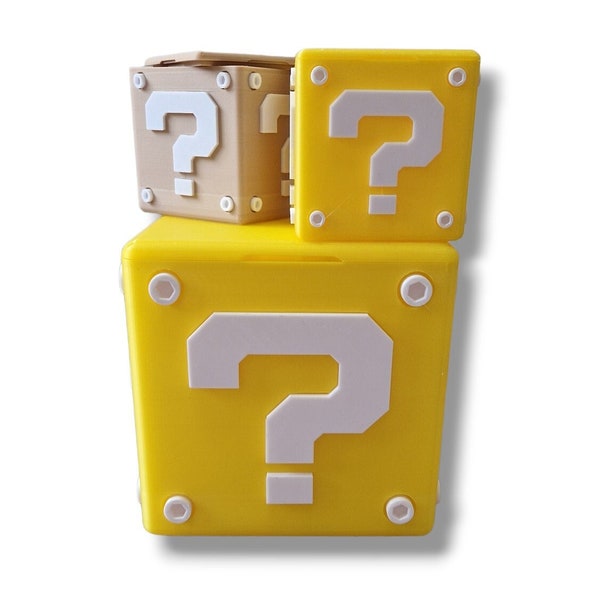 Mario Fragezeichenbox Questionbox Box Aufbewahrungsbehälter piggy