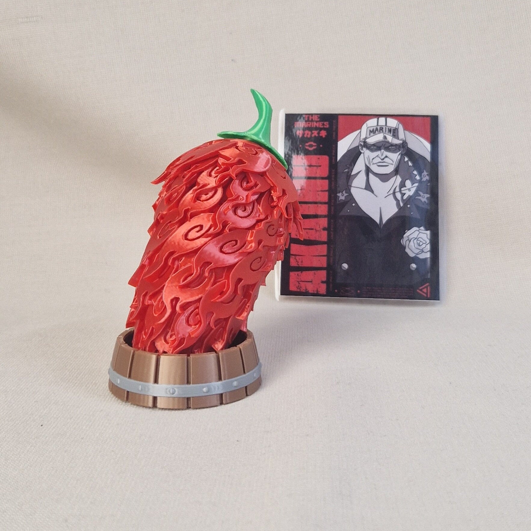 Devil Fruit Akainu Sakazuki Magu Magu No Mi Logia One Piece Anime Onepiece Manga Gift With Stand