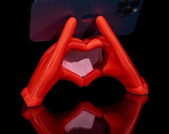 Herz Handyhalter Ständer Halterung Valentingstagsgeschenk Heart Hands Phone Holder Koza