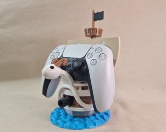 Pirate Ship Controller Holder Joy Stick Stand 2 Piece for PS4, PS5 and Xbox Series X S One Elite