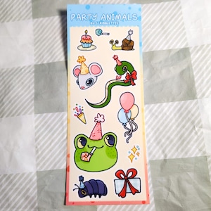 Party Animals Sticker Sheet