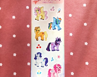 MLP Mane 6 Sticker Sheet