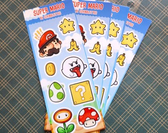 Super Mario Sticker Sheet