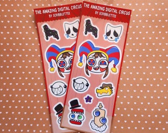 Amazing Digital Circus Sticker Sheet