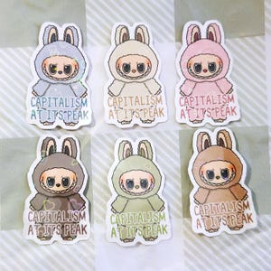 Labubu Pals Glossy Vinyl Stickers