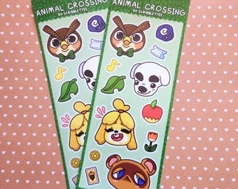 Animal Crossing Sitcker Sheet