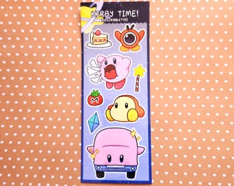 Kirby Time Sticker Sheet