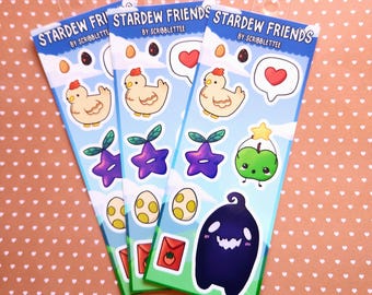 Stardew Friends Sticker Sheet