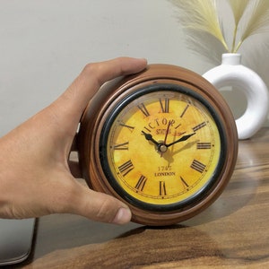 Reloj de pared de cuarzo silencioso de 6 pulgadas de la estación Victoria de Londres