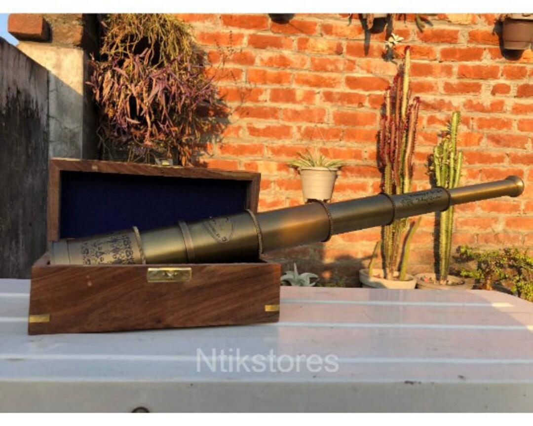 Victorian Optical Scope Brass 20-inch Maritime Nautical - Etsy