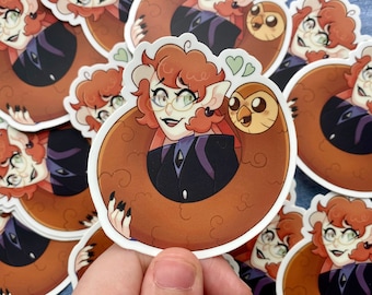 Lulu & Hootsifer 3” Sticker || The Owl House inspired durable vinyl stickers