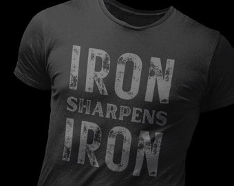 Iron Sharpens Iron T-Shirt | Gym Tee