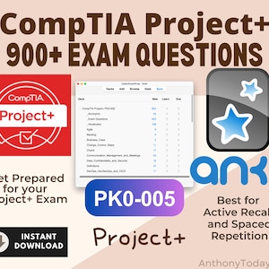 CompTIA Project+ Anki Lernkarten | PK0-005 Exam Prep Guide | Master Projektmanagement-Konzepte, Werkzeug-Techniken für den Zertifizierungs-Erfolg