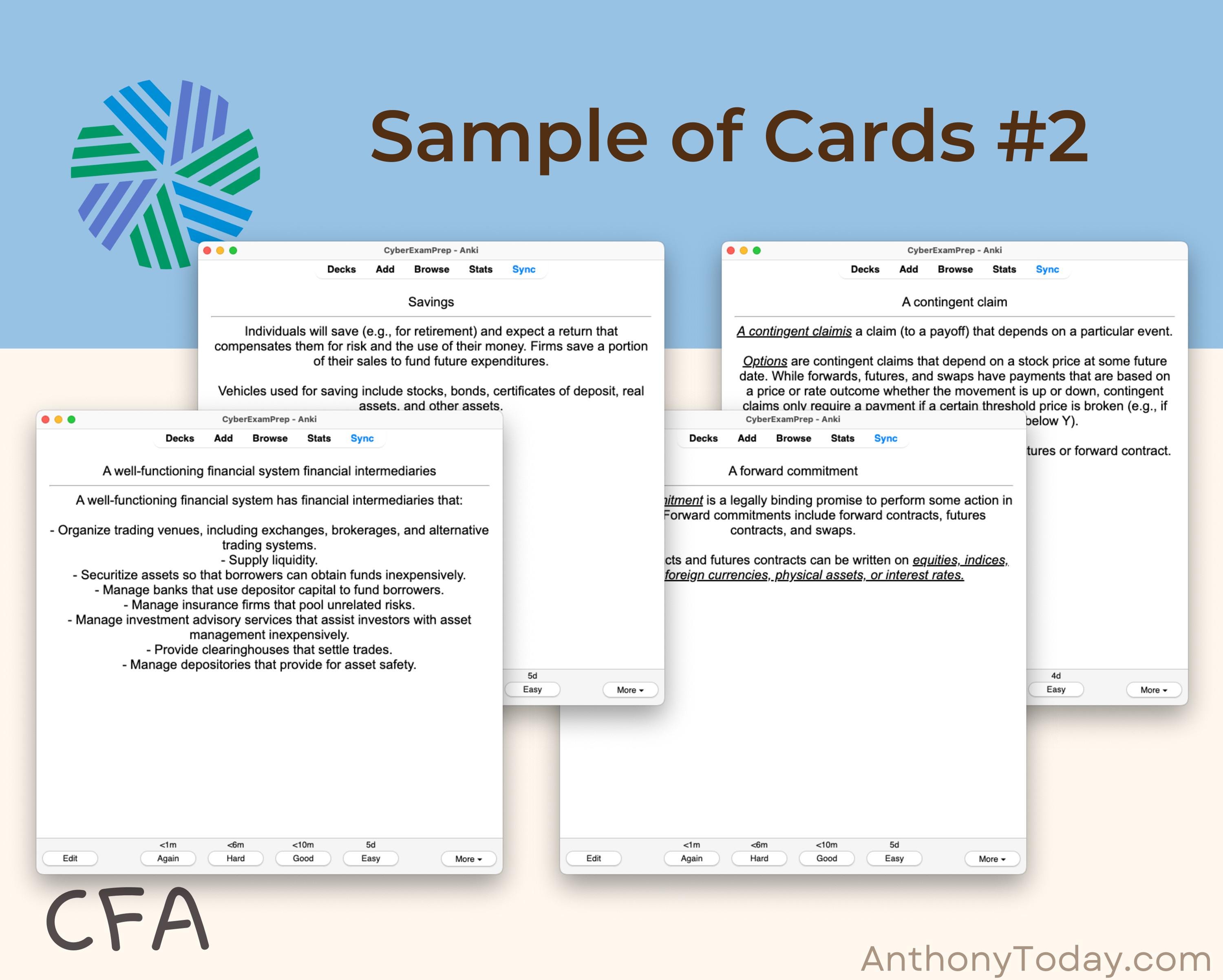 2026 CFA Level 1 Exam Prep | 5000+ Anki Flashcards | Official Questions ...