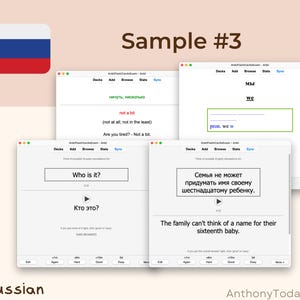Russian Ultimate Guide Anki Flashcards Master Vocabulary, Grammar