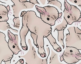 Happy Lamb Sticker