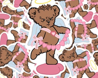 Cupid Bear Sticker