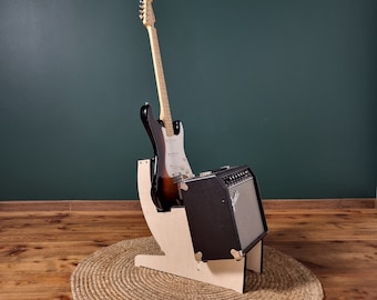 Soporte para guitarra, soporte para amplificador, soporte para bajo, soporte para guitarra, soporte de suelo para guitarra y amplificador, soporte para guitarra