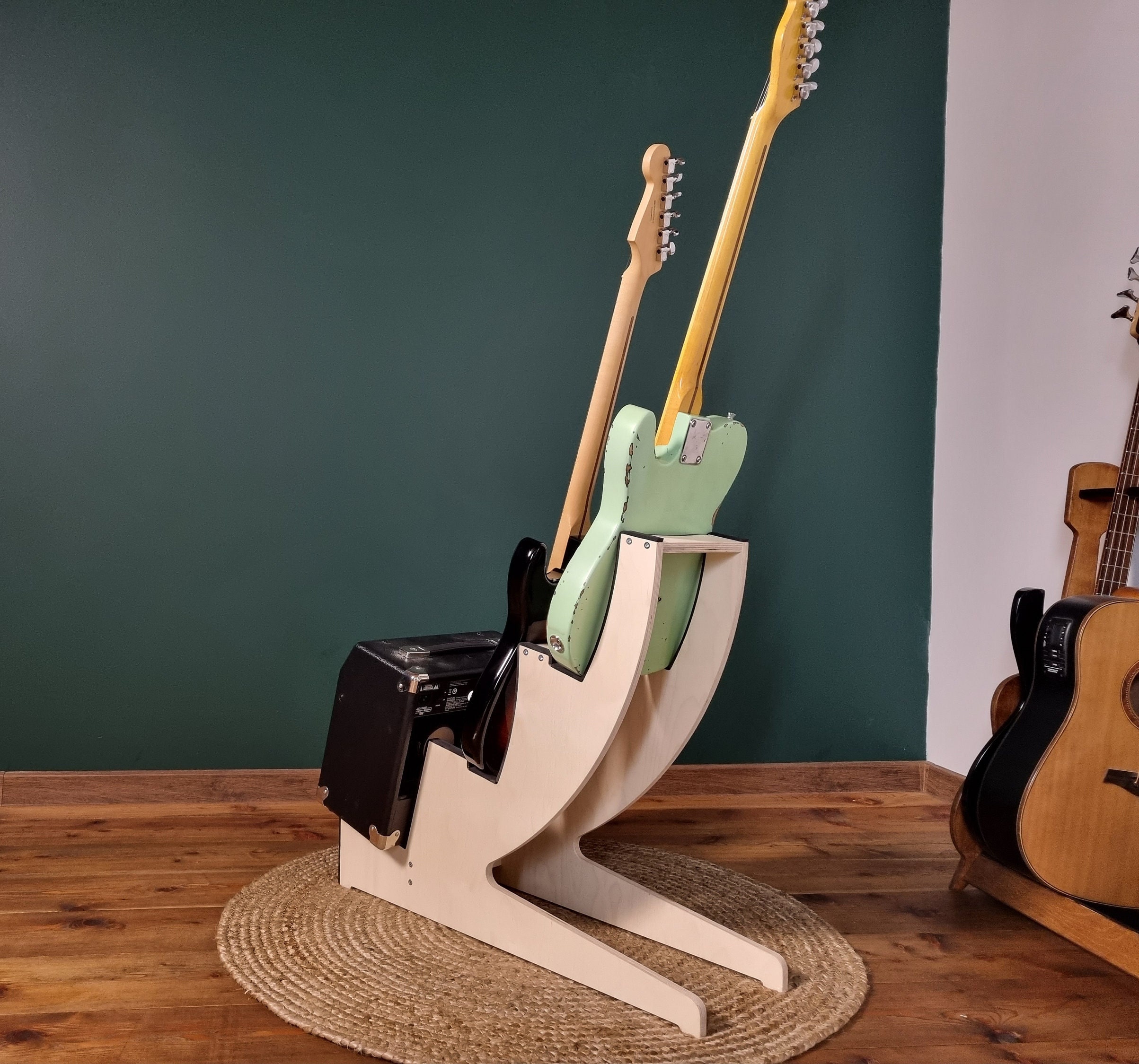 Gancio Da Muro Per Chitarra - Regolabile, Adatto Per Chitarra Classica, Elettrica, Basso - Foto 8