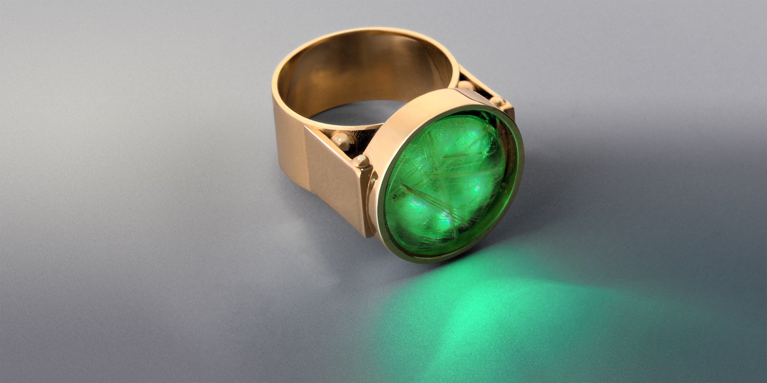 Green lantern shop wedding band