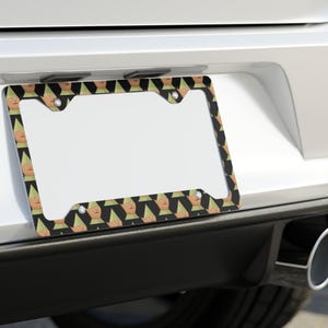 Legendary Runescape Gnome Meme Pattern Metal License Plate Frame | Gnome Border