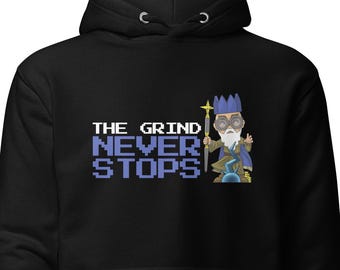 Sudadera "La rutina nunca se detiene": Fantasía del viejo sabio