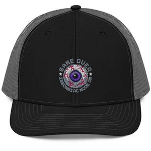 Casquette de baseball brodée Game Over : casquette pour jeu vidéo mode insomniaque