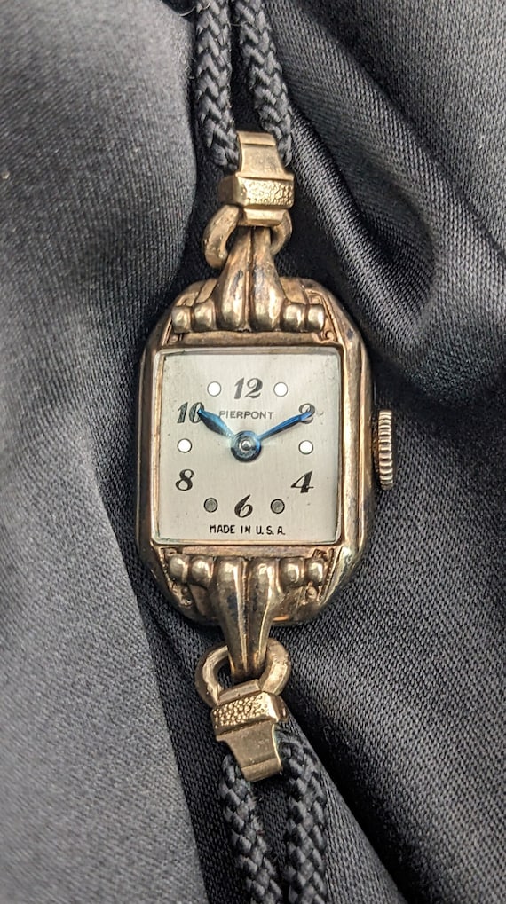 Serviced Art Deco Pierpont Ladies Watch 15 Jewels… - image 1
