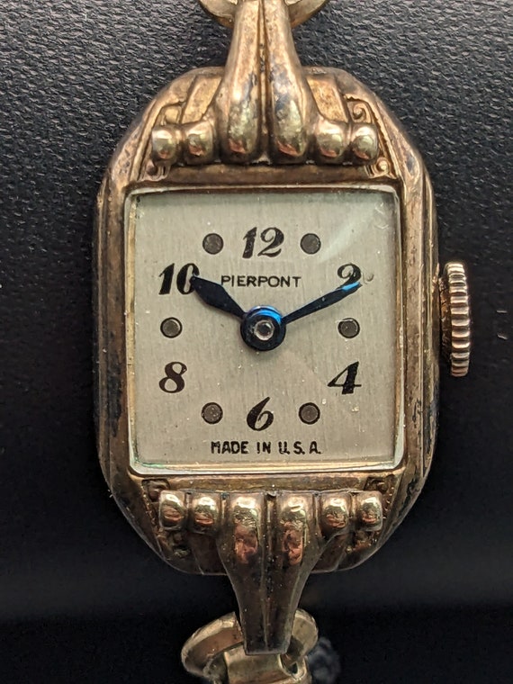 Serviced Art Deco Pierpont Ladies Watch 15 Jewels… - image 2