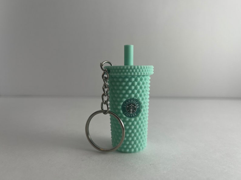 3D Printed Starbucks Inspired Mini Tumbler Keychain With Etsy
