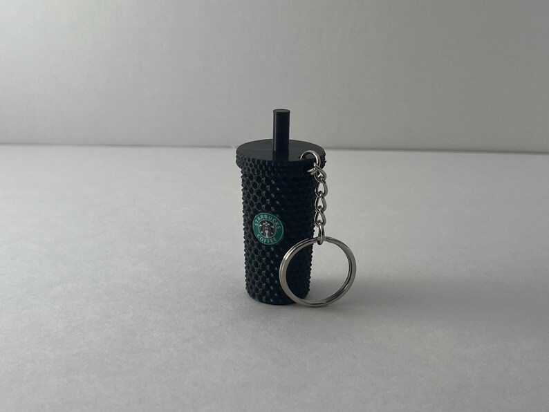 3D Printed Starbucks Inspired Mini Tumbler Keychain With Etsy