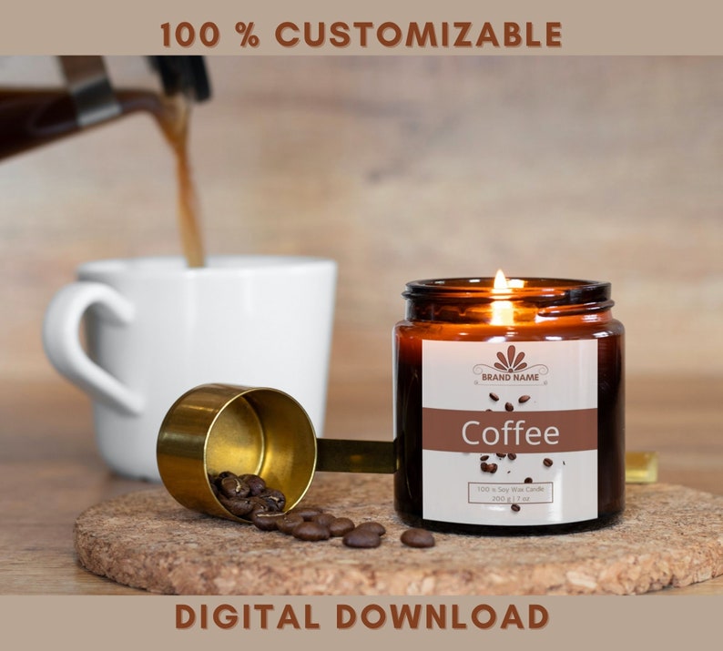 Custom Candle Labels for Candle Branding Personalized Candle - Etsy