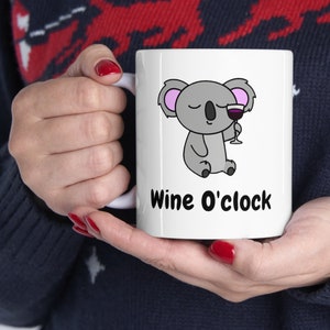 Wine O&#39;Clock - Funny Koala Coffee Mug