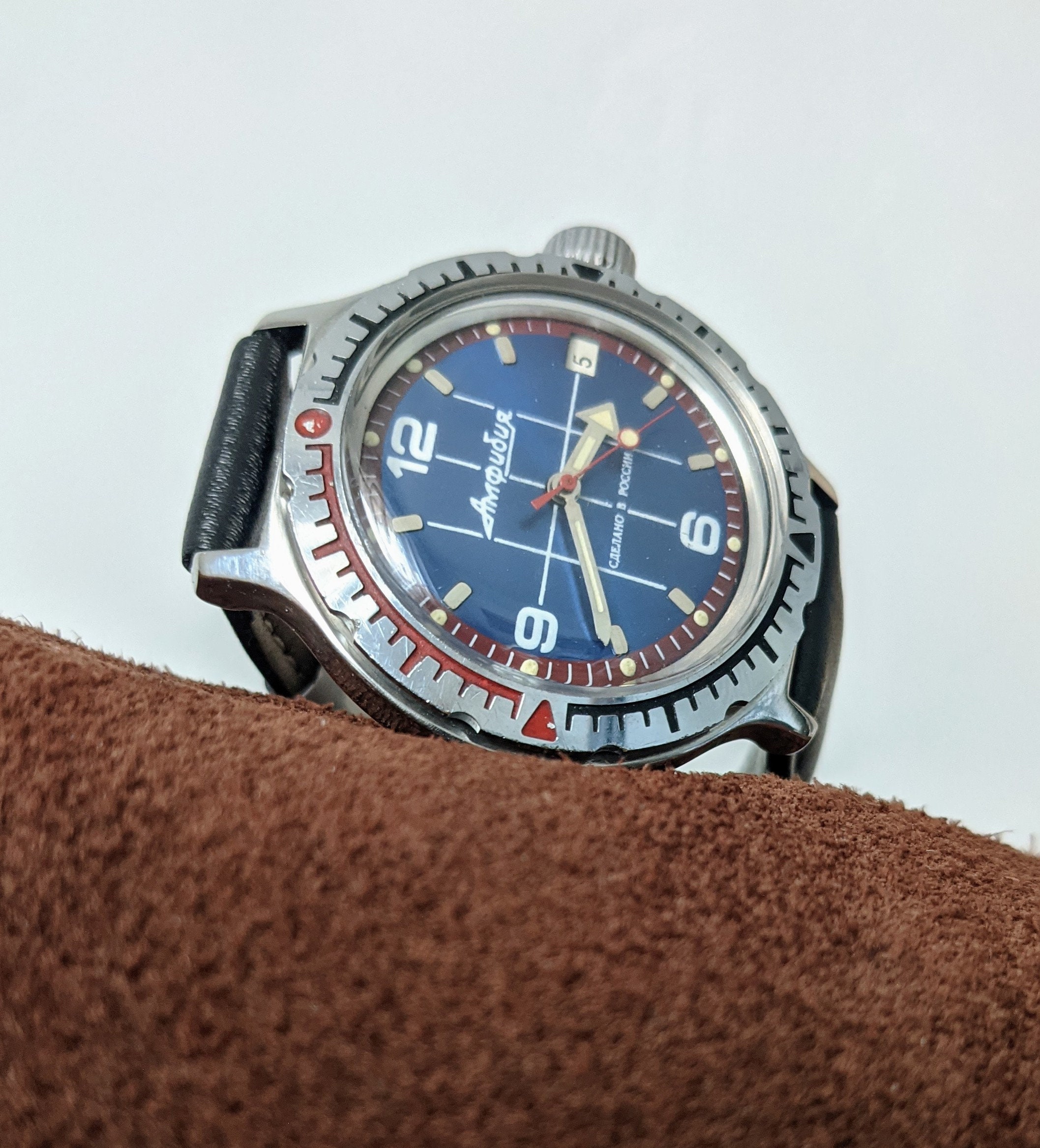 OROLOGIO VINTAGE SOVIETICO VOSTOK AMPHIBIA Diver Automatico 2416b