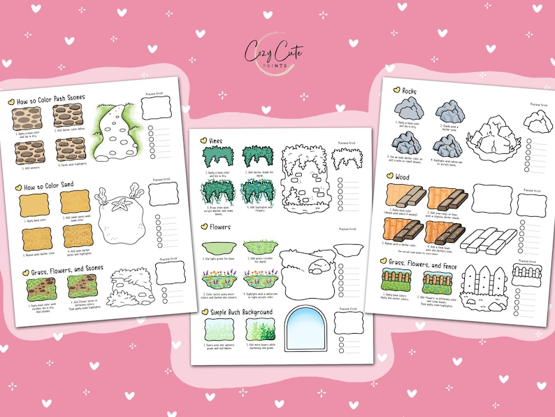 How to Color? – Part 2 (printable PDF Guide Series), Coloring Practice ...