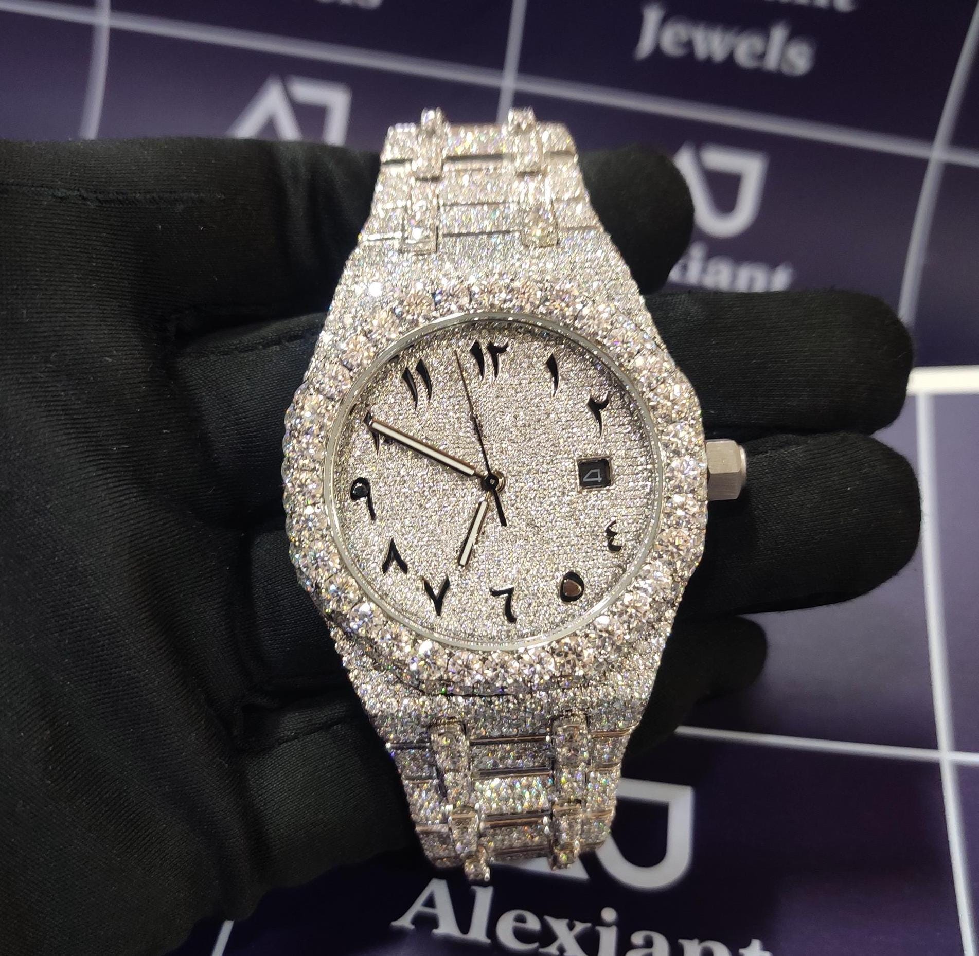 20MM ファッション 18Kコーティング × 最高級CZダイヤ フル