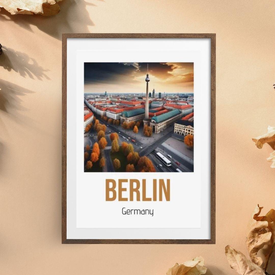 Berlin Travel Print Wall Art Berlin Wall Hanging Home Décor Germany ...