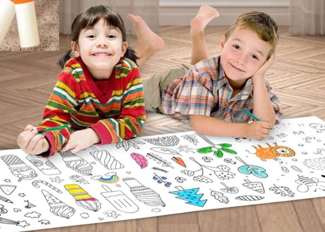Large Drawing Paper, Childrens Drawing Roll Paper for Kids, Kids Painting  Pap