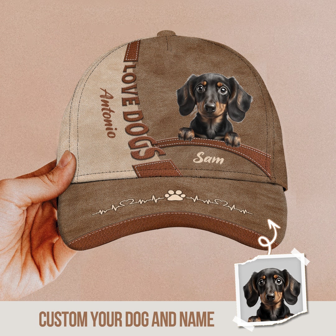 Personalized Dog Baseball Hat With Your Pet and Name, Custom Dog