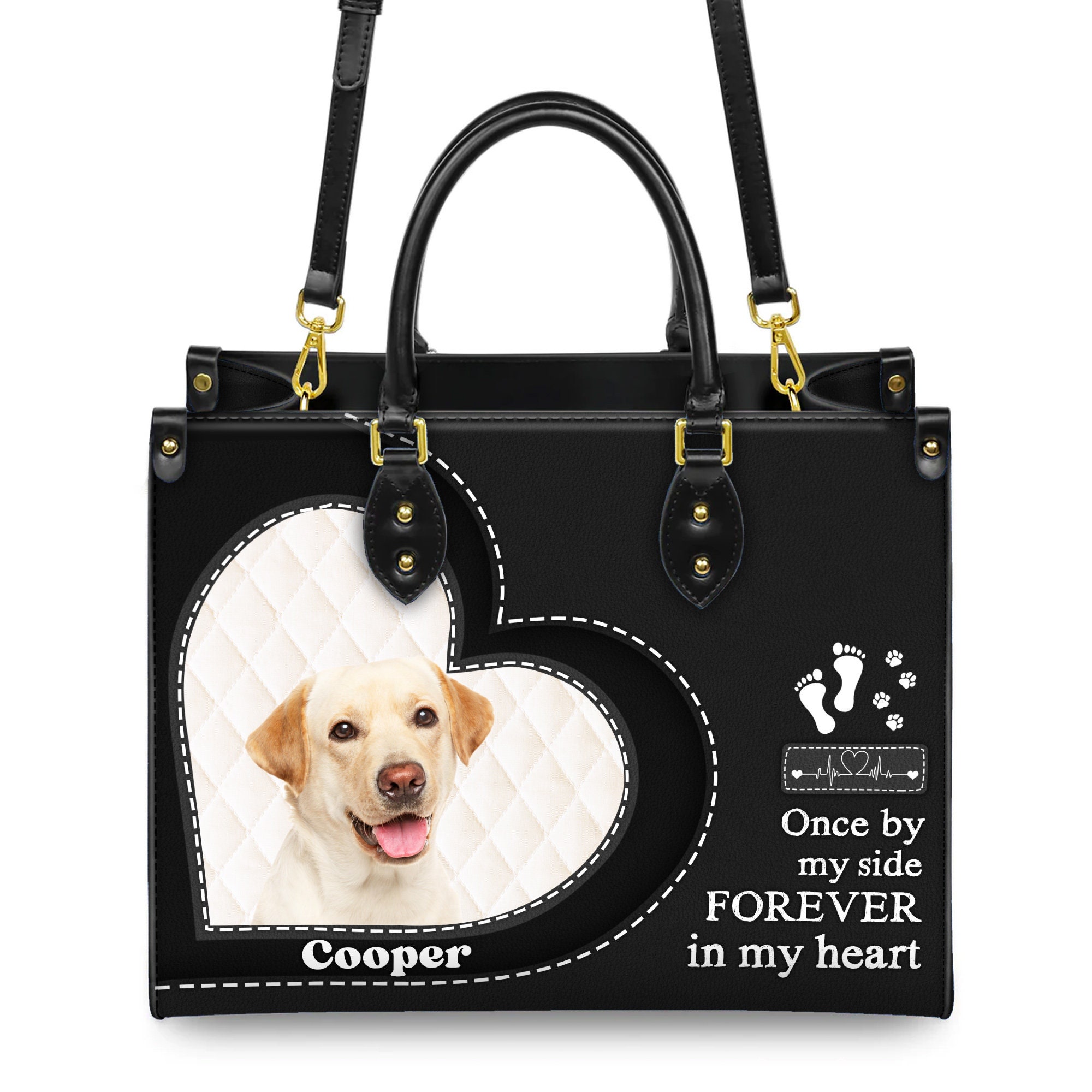 Discover Personalized Dog Leather Bag, Dog Lover Handbag