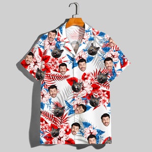 Custom Face Hawaiian Shirt For Men Women, Custom Hawaiian Shirt With Face, Personalized Photo Hawaiian Shirt For Dog Lovers, Gift For Men image 5