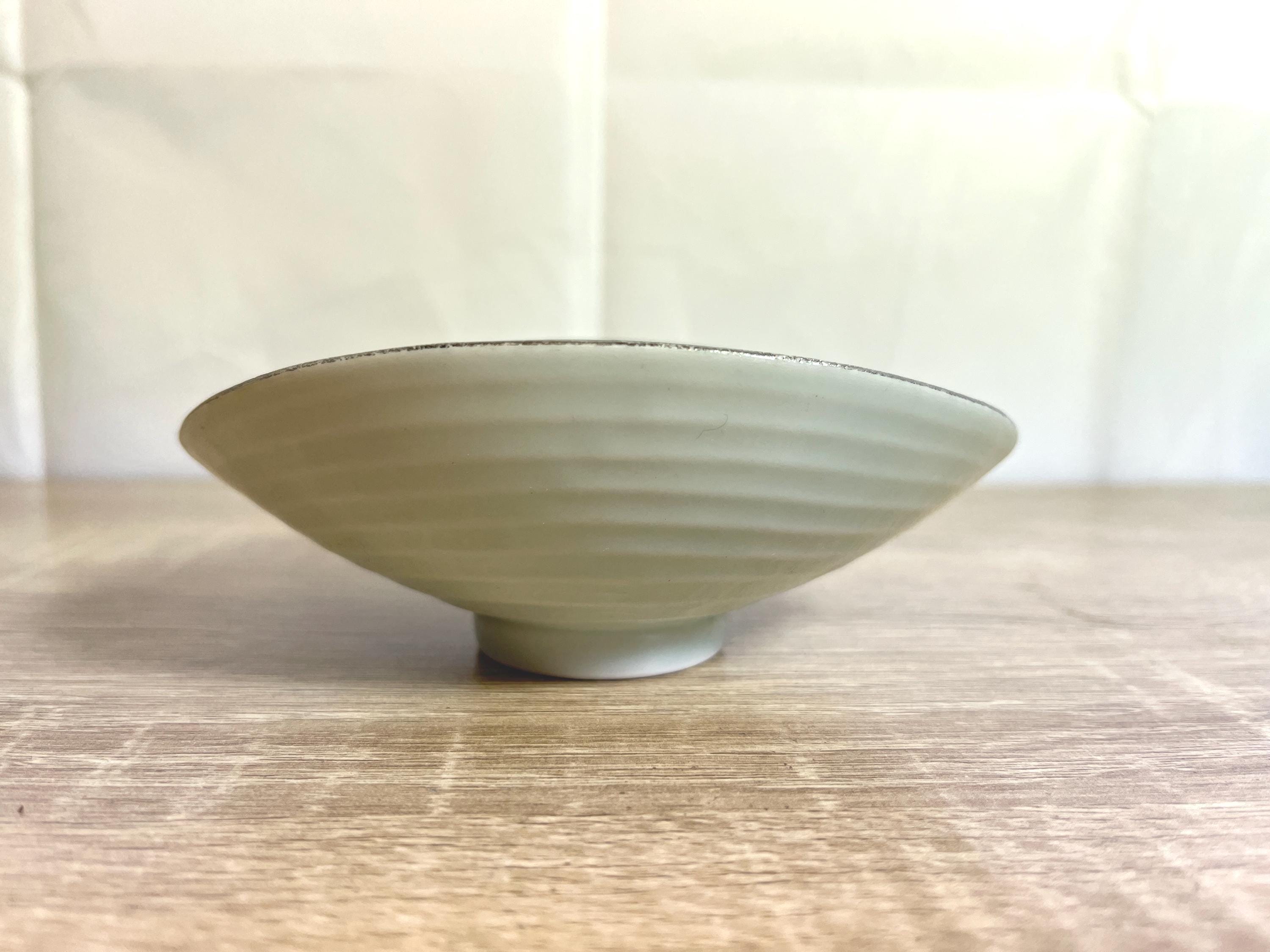 Handmade Arita Yaki Bowl Japanese Porcelain Blue Floral Tableware