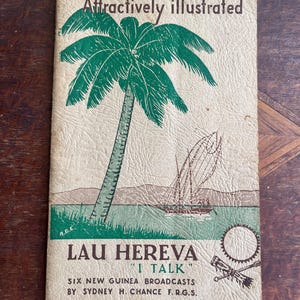 Lau Hereva (&quot;I Talk&quot;) von Sydney H. Chance - 1946 - 72 Seiten - Vintage-Booklet-PNG