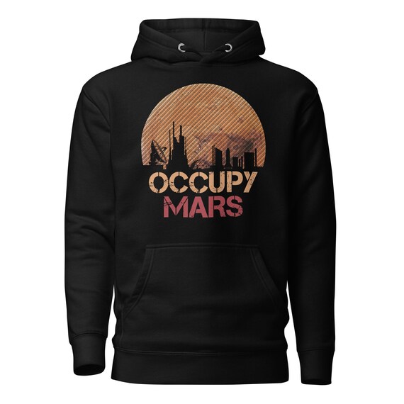 Spacex occupy mars hoodie new arrivals